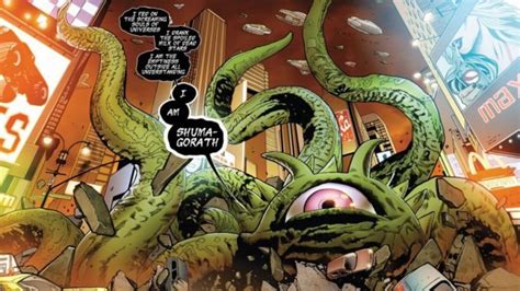 Shuma gorath vs dormammu  9 years ago AlbertphytagorasThe beast awoke and spoke in #9, and in Marvel Premiere #10 Shuma-Gorath was finally revealed as a tentacled eyeball